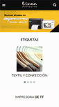 Mobile Screenshot of lineaadhesiva.com